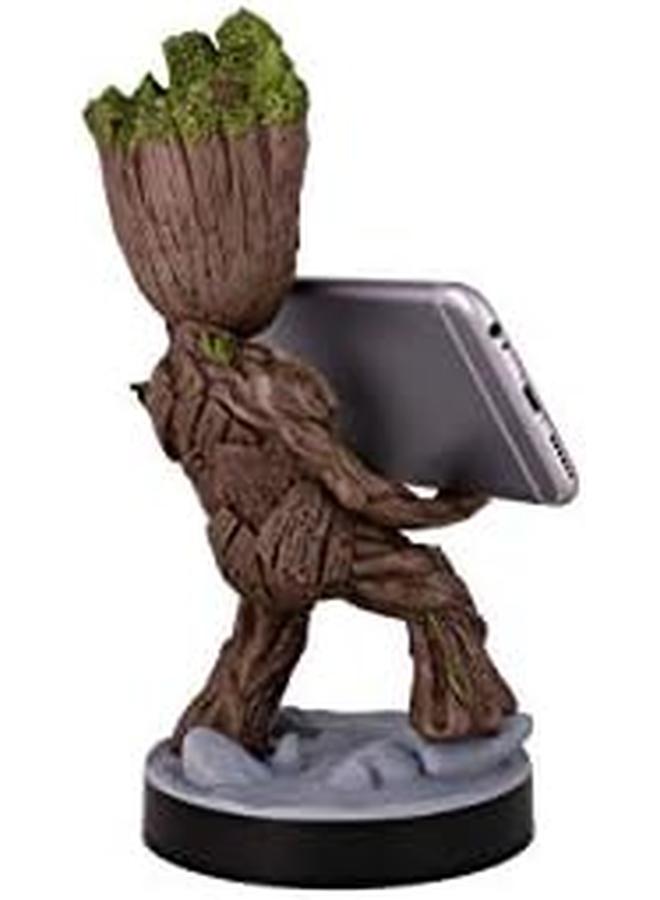 erorex Guardians Of The Galaxy Toddler Groot Original Mobile Phone And Gaming Controller Holder Device Stand Cable Guys Marvel Licensed Figure Black - Image 2