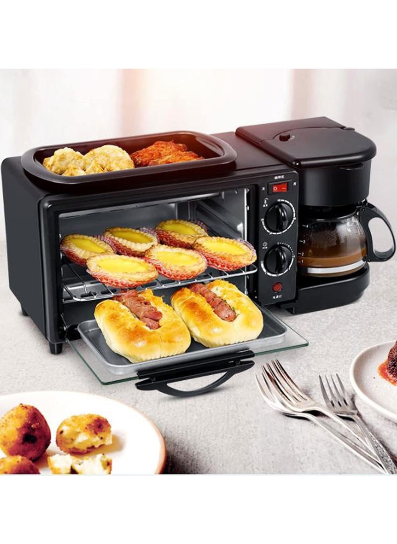 SILVER CREST 3 in 1 Multifunctional Breakfast Preparation Set Fryer Oven and Coffee Maker 12L Capacity 2800W  - Image 4