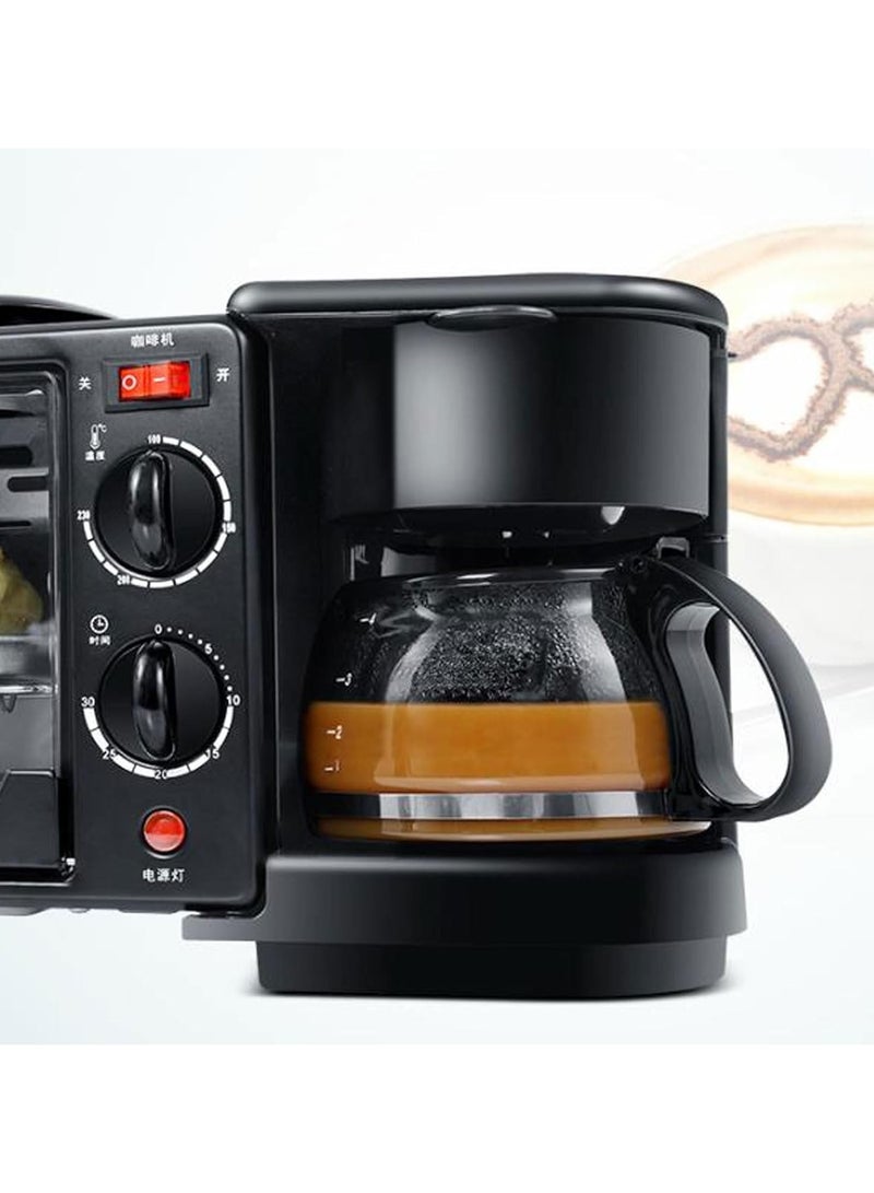 3 in 1 Multifunctional Breakfast Preparation Set Fryer Oven and Coffee Maker 12L Capacity 2800W