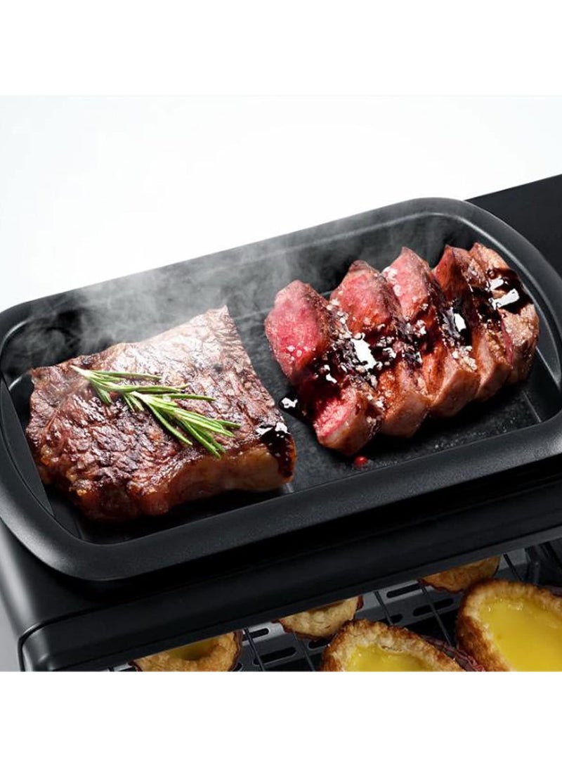 3 in 1 Multifunctional Breakfast Preparation Set Fryer Oven and Coffee Maker 12L Capacity 2800W