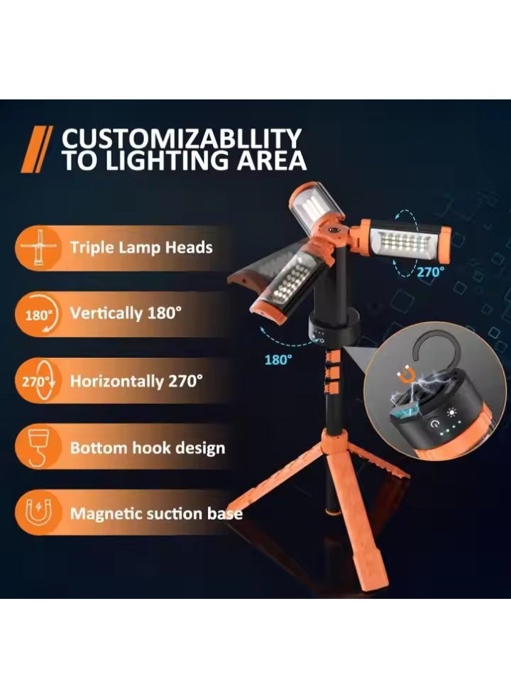 Telescopic Folding Multifunctional Outdoor Camping Light 9000mAh - Image 3