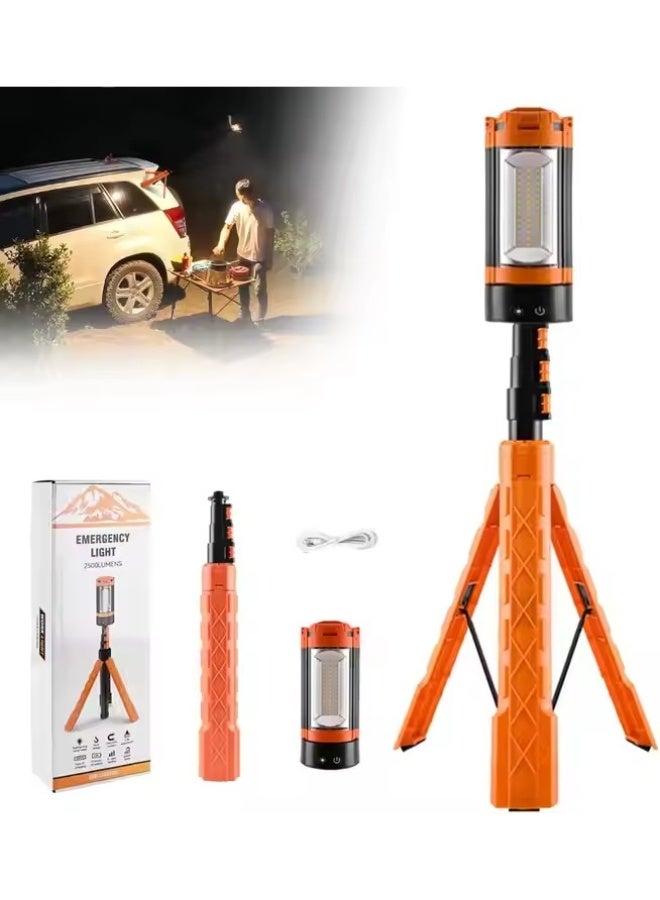Telescopic Folding Multifunctional Outdoor Camping Light 9000mAh - Image 1