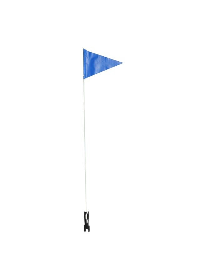 DOITOOL Bike Safety Flag with Pole Heavy Duty Bike Trailer Safety Flag with Mounting Bracket Height Visibility Safety Flag, 78.7 (Blue) - Image 1