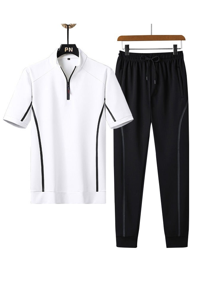 KUYING New Two-Piece Casual Sports Set 