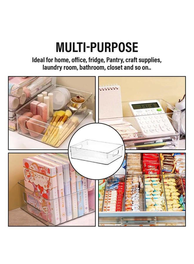 ShelfShaper Clear Plastic Storage Bins, Pantry Organizers and Storage or Kitchen Organization and Storage Containers Bins for Organizing, Fridge, Freezer, Bathroom, Pantries, Refrigerator, Cabinet Organizer Bin - Image 2