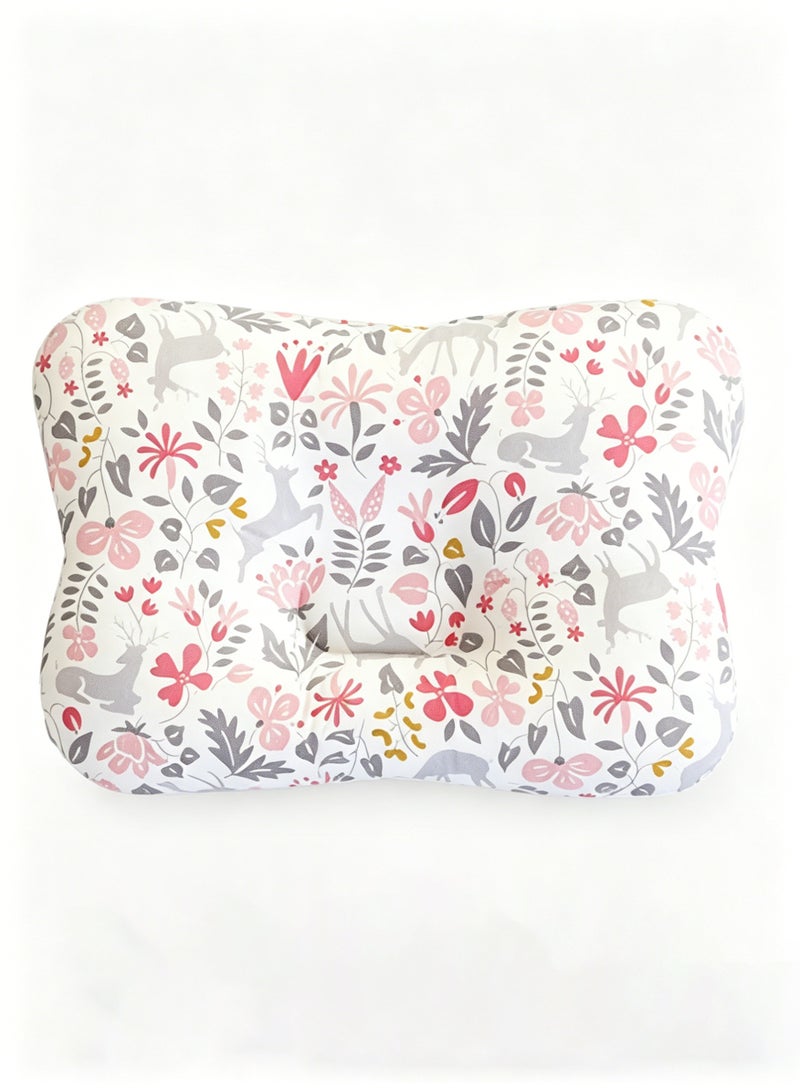 Amanli Baby neck support pillow Baby's head shaping pillow Memory foam pillow core Prevention and correction of eccentricity Baby pillows Suitable for newborns - Image 2