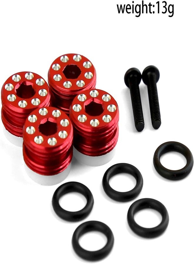 MOSHNOLY Aluminum Front Steering Knuckles Blocks for ARRMA 1/8 Mojave Talion TYHPON Infraction FIRETEAM Felony BLX 6S 1/7 4WD,Durable RC Car Caster Blocks C-Hubs w/Bearings,Hub Carriers Parts AR330187 - Image 3