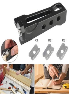 Chamfer Plane Edge Plane Edge Banding Trimmer Veneer Edge Trimmer Edge Chamfer Burr Scraper for Woodworking