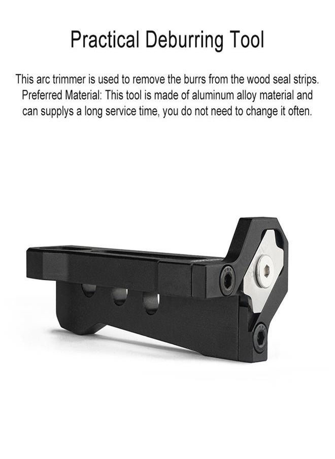 Generic - Chamfer Plane Edge Plane Edge Banding Trimmer Veneer Edge Trimmer Edge Chamfer Burr Scraper for Woodworking - Image 1