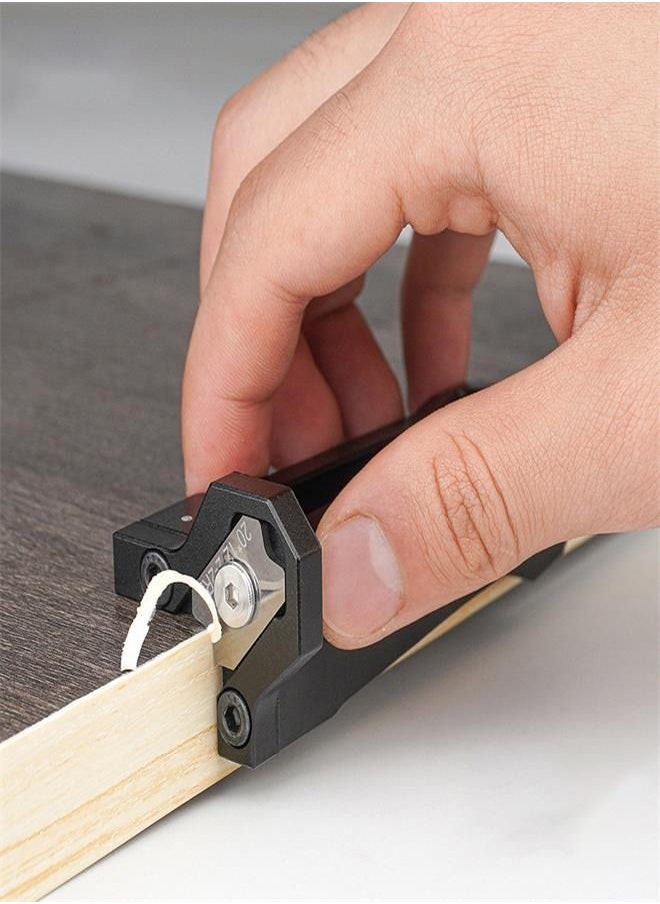 Generic - Chamfer Plane Edge Plane Edge Banding Trimmer Veneer Edge Trimmer Edge Chamfer Burr Scraper for Woodworking - Image 1