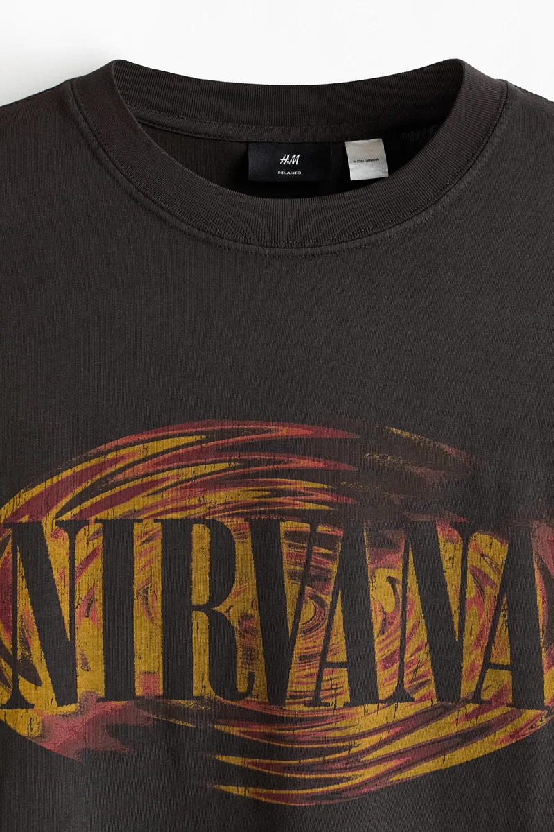 H&M Relaxed Fit Printed cotton T-shirt