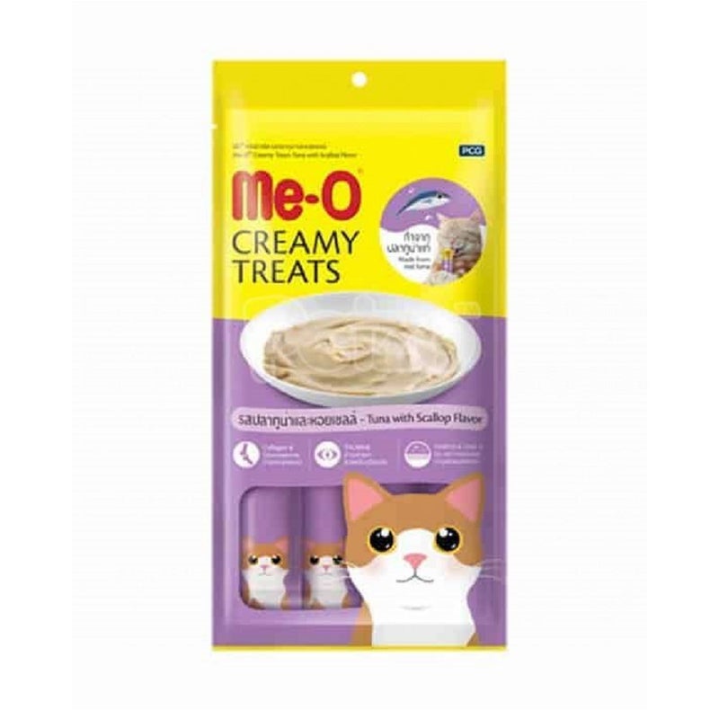 Me-O Creamy Tuna with Scallop Cat Treats - 60 g