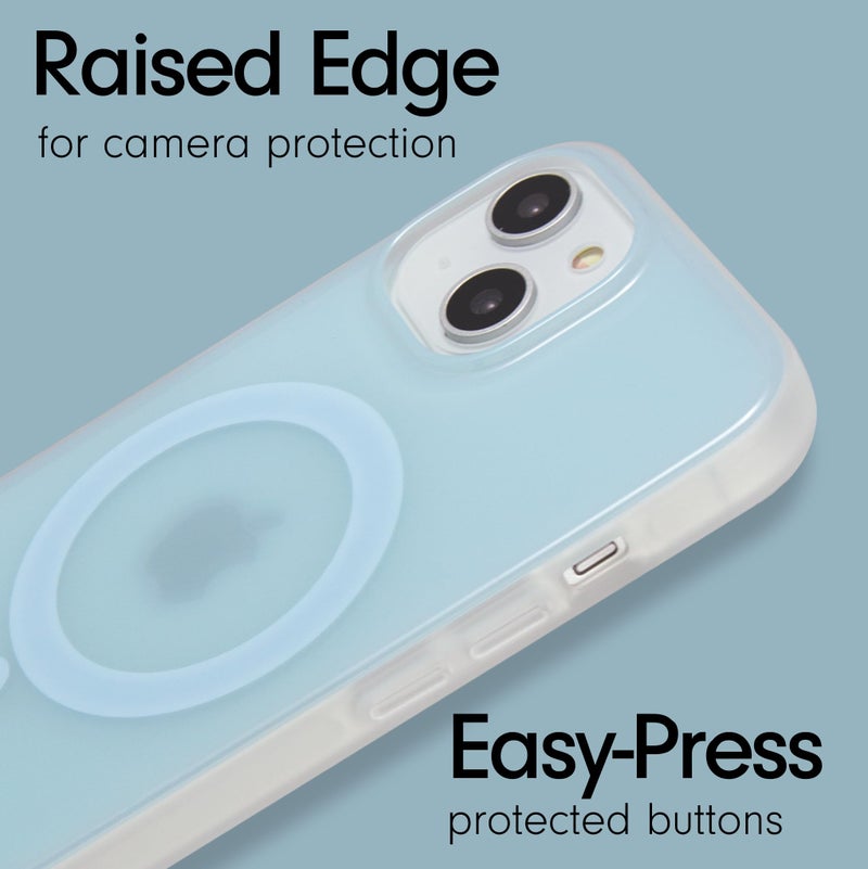 Sonix Protective Phone Case for iPhone 15, 14, 13 | Compatible with Magsafe | 10ft Drop Tested | Jelly Sky Blue - Image 5