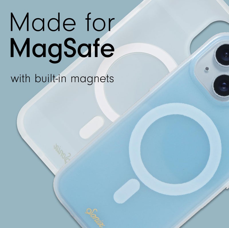 Sonix Protective Phone Case for iPhone 15, 14, 13 | Compatible with Magsafe | 10ft Drop Tested | Jelly Sky Blue - Image 3