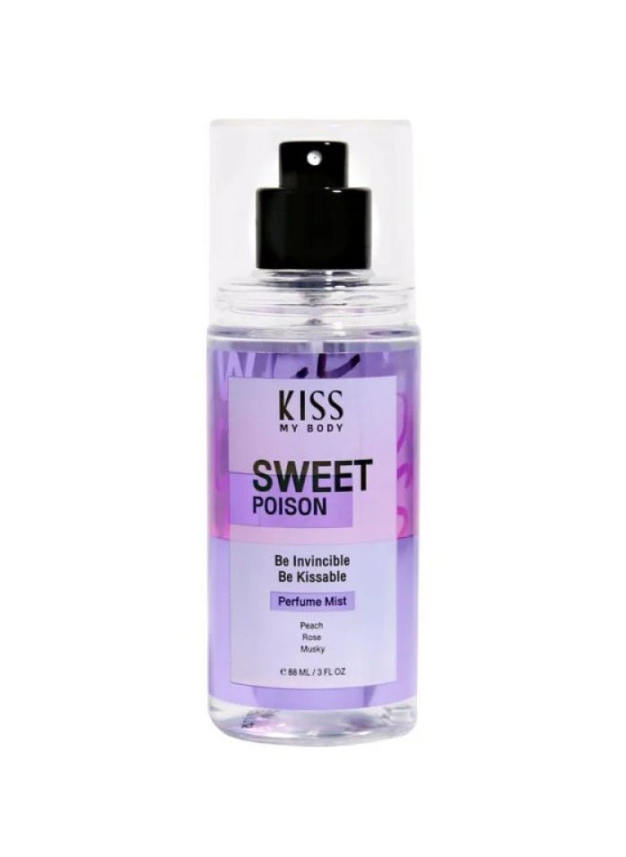 KISS MY BODY Sweet Poison Body Mist 88 Ml + Perfume Lotion Sweet Poison  226 g. - Image 2