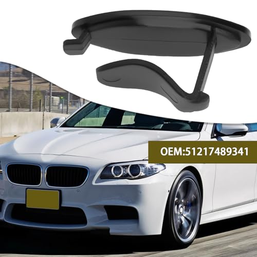 OTOTEC 1PC Driver Left Side Door Handle Key Hole Cover Cap Replacement Part 51217489341 Compatible with BMW G20 G30 G06 G05 G01 2019-2023 (Black) - Image 2