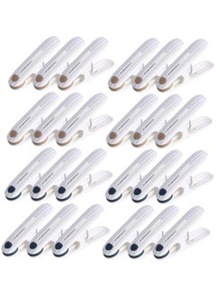 SYOSI 24 PCS Plastic Clothespins Heavy Duty Laundry Clothes Pins Clips Air-Drying Clothing Pin Traceless Clothes Peg Bag Clip Food Package Clip Hanging Clothesline Windproof Hanger for Travel  - Image 1