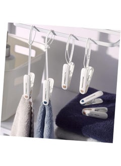 SYOSI 24 PCS Plastic Clothespins Heavy Duty Laundry Clothes Pins Clips Air-Drying Clothing Pin Traceless Clothes Peg Bag Clip Food Package Clip Hanging Clothesline Windproof Hanger for Travel  - Image 3