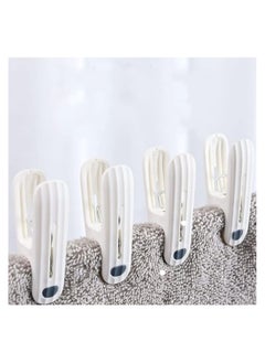 SYOSI 24 PCS Plastic Clothespins Heavy Duty Laundry Clothes Pins Clips Air-Drying Clothing Pin Traceless Clothes Peg Bag Clip Food Package Clip Hanging Clothesline Windproof Hanger for Travel  - Image 5