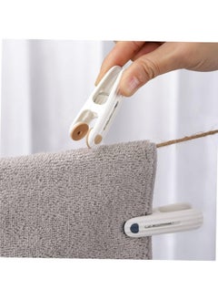 SYOSI 24 PCS Plastic Clothespins Heavy Duty Laundry Clothes Pins Clips Air-Drying Clothing Pin Traceless Clothes Peg Bag Clip Food Package Clip Hanging Clothesline Windproof Hanger for Travel  - Image 2