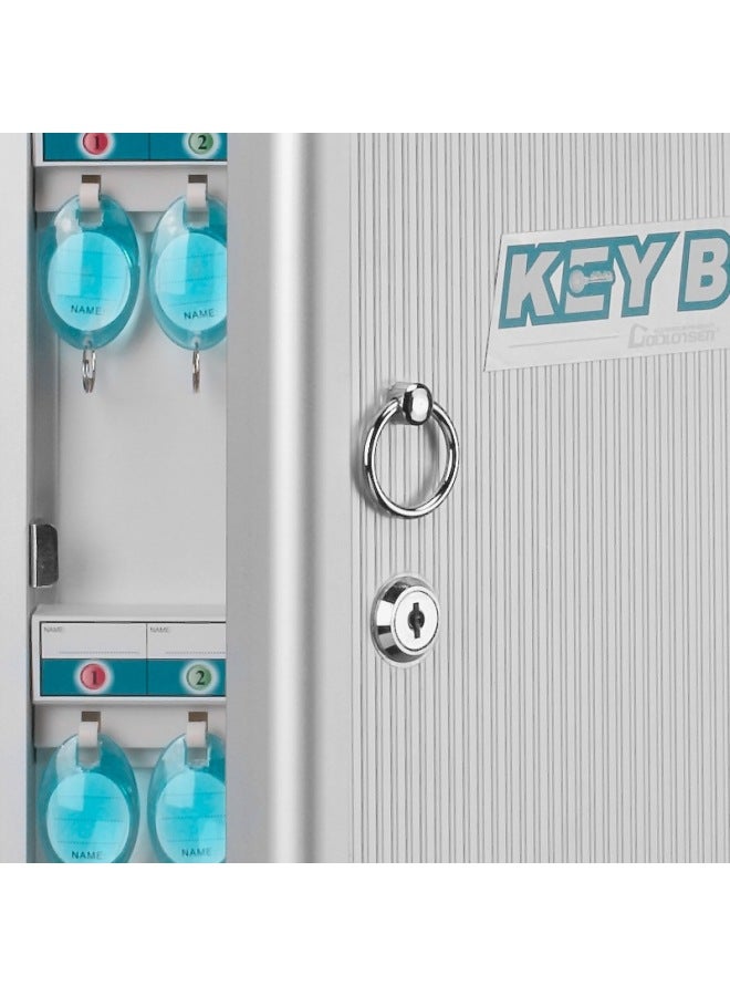 Jin Longxing Jinlongxing 32-slot Key Cabinet With Lock, Aluminum Alloy Key Storage Box/key Management Box/key Case/emergency Key Cabinet Wall-mounted/with Key Tags A8032 - Image 5