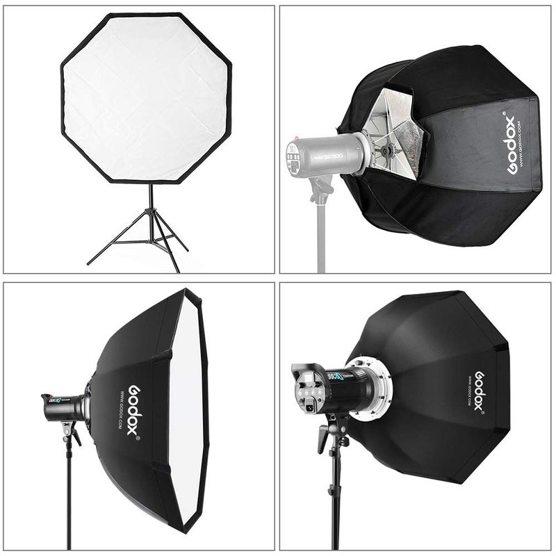 Godox SB-GUE120 Octa Softbox with Bowens Speed Ring and Grid - Image 3