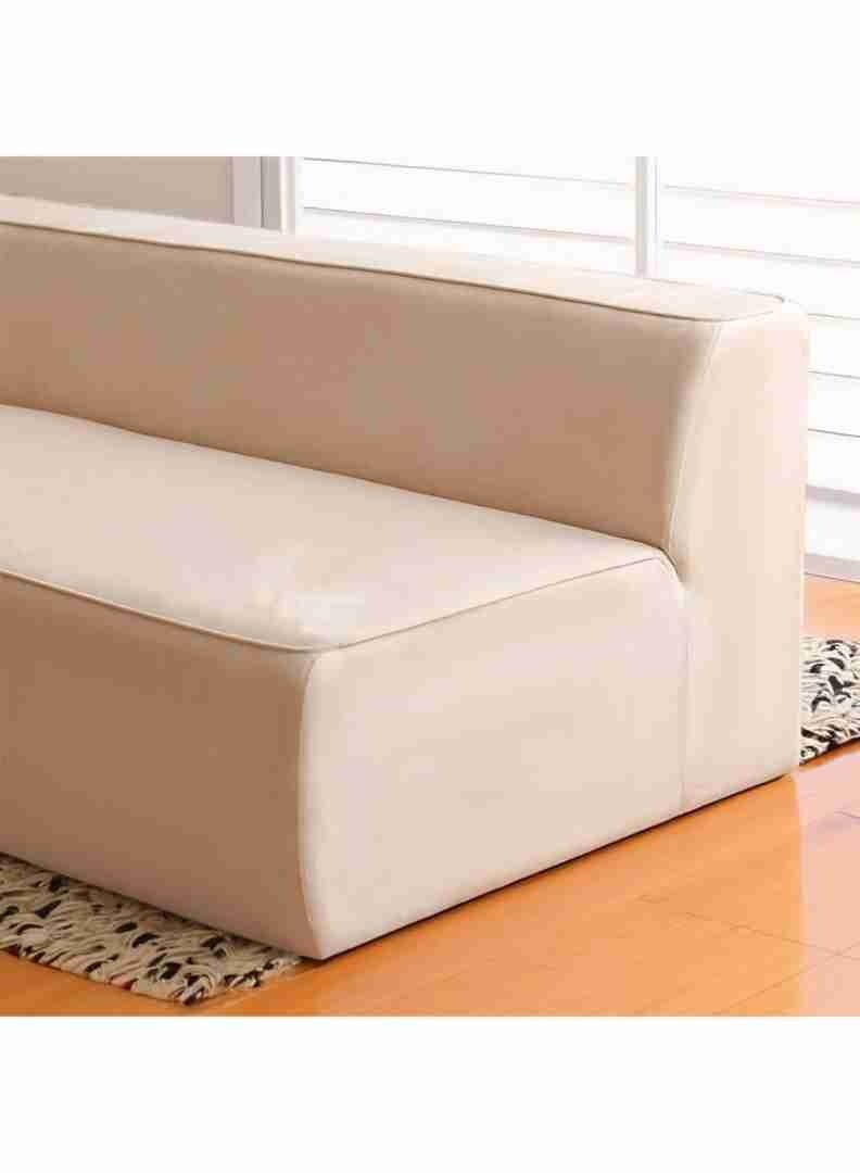 Karnak Milan Modern L-Shaped Sectional Sofa, Dark Beige Velvet, Left Chaise Orientation, Space-Saving Design with Interchangeable Chaise - Image 4