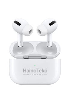 Haino Teko Haino Teko Germany AIR-5 Wireless In Ear Bluetooth Earphone, Free Silicon Cover With Hook -Compatible with IOS And Android Devices - White  - Image 1