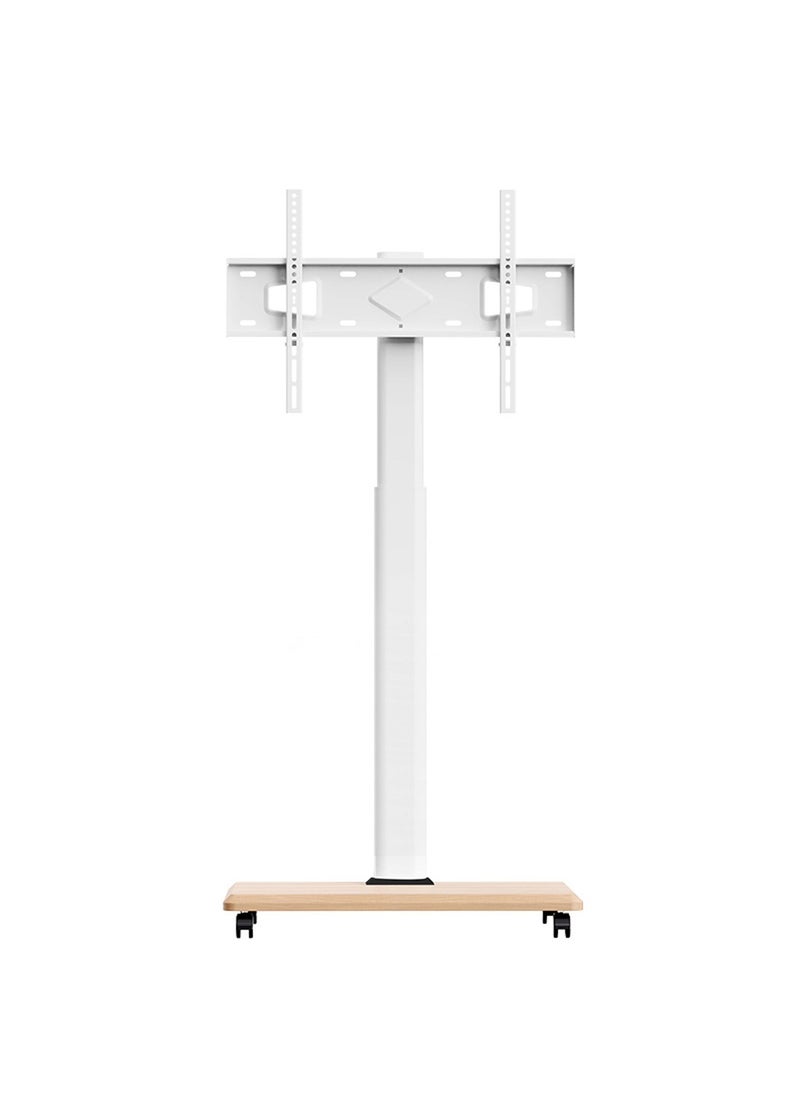 Fh Rolling TV Floor Stand for 26 to 70 inch TVs with 1-Shelf Storage Base,Portable Mobile Cart with Wheels, with Swivel Mount,Corner Universal Stands for Bedroom, Outdoor  - Image 1
