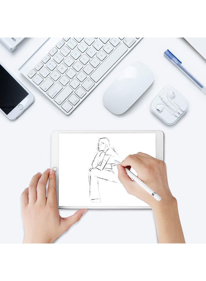 NIBEMINENT 4-Piece Replacement Nib Set For Apple Stylus Pen White  - Image 2