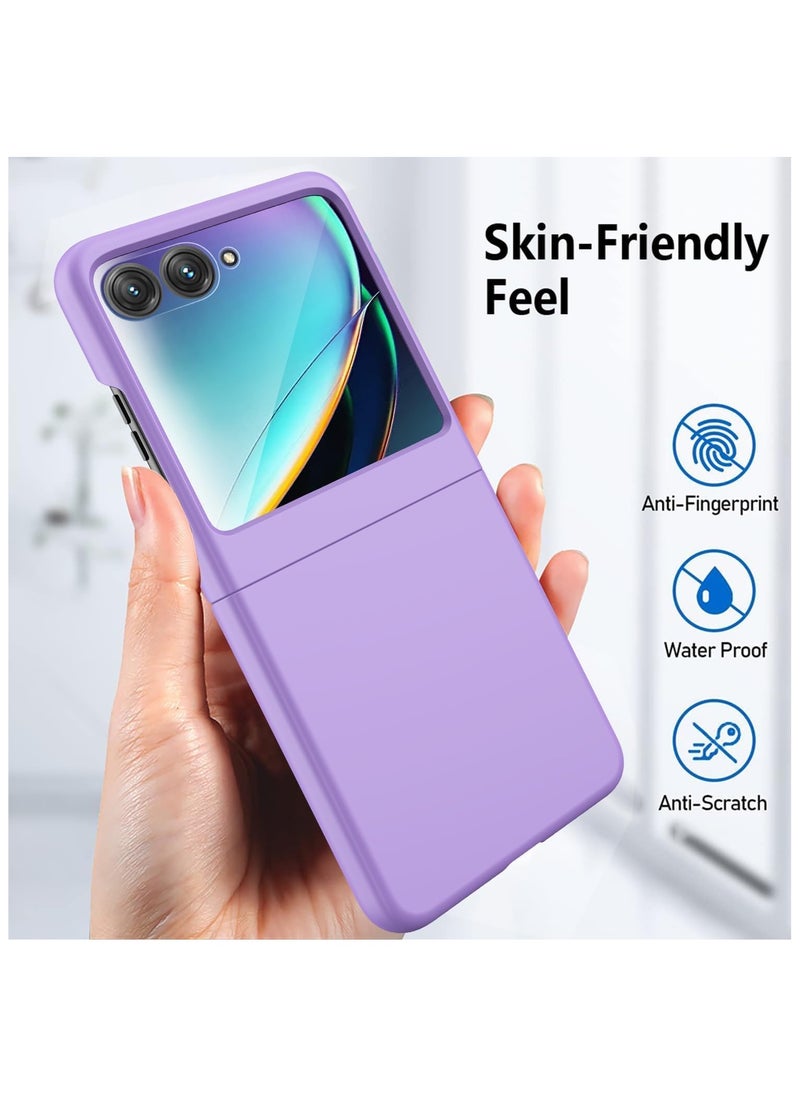 General - Motorola Razr 40 Ultra 2023 Case with External Screen Protector, Skin-Touch Texture Anti-Fingerprints Colorful Protective Cover Case for Moto Razr 40 Ultra - Image 1