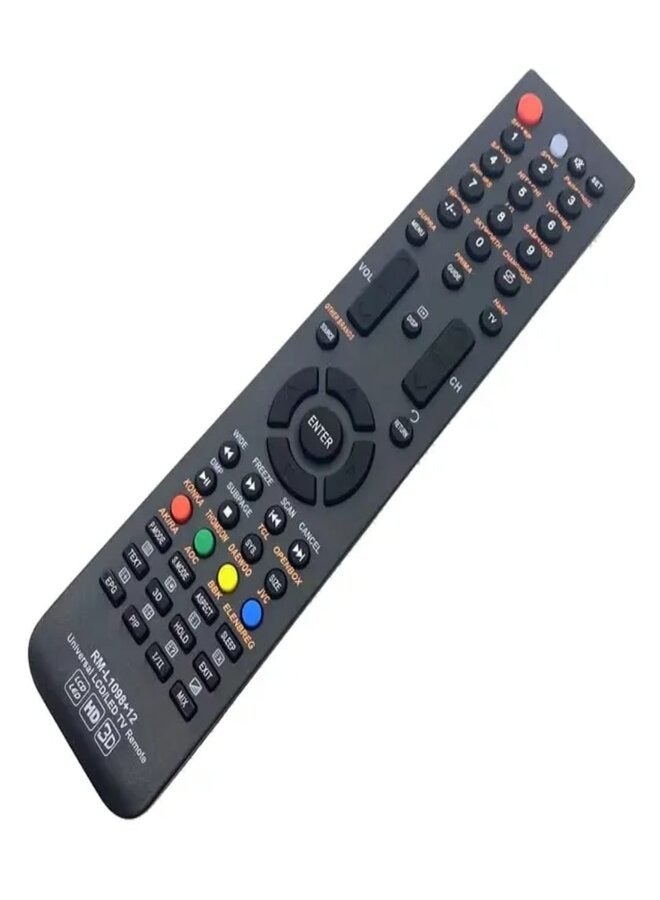 جهاز تحكم عن بعد عالمي لـ RM-L1098 + 12 تلفزيون إل سي دي إل إي دي إتش دي تي في سمارت أسود - Image 1