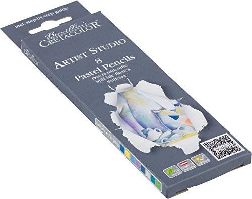 CRETACOLOR Artists Studio Line Pastel Pencil - Set of 8 - Still Life Basics, Multicolor | Ideal for Drawing, Sketching, Mandala, Shading, Portrait, Pencils for Artists, Fine Art Students. - Image 2