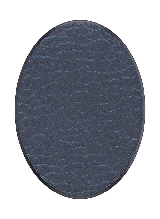PopSockets: Collapsible Grip and Stand for Phones and Tablets - Pebbled Vegan Leather Prussian Navy - Image 3