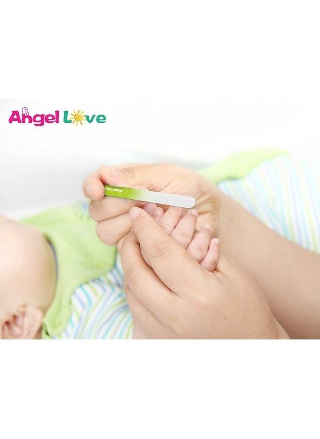 Angel Love - Baby Nail File 3 Pack Emery Board Glass Crystal Set For Newborns Toddlers Infant Babies & Young Children New Moms & Baby Showerzjc2 - Image 1
