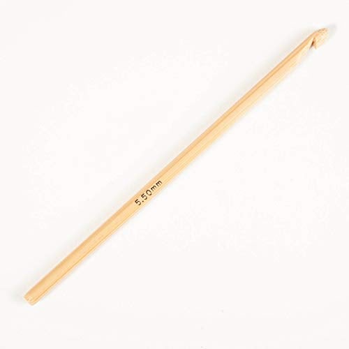 addi Crochet Hook Natura Bamboo 6 inch (15cm) Size US O (12.0mm) - Image 1