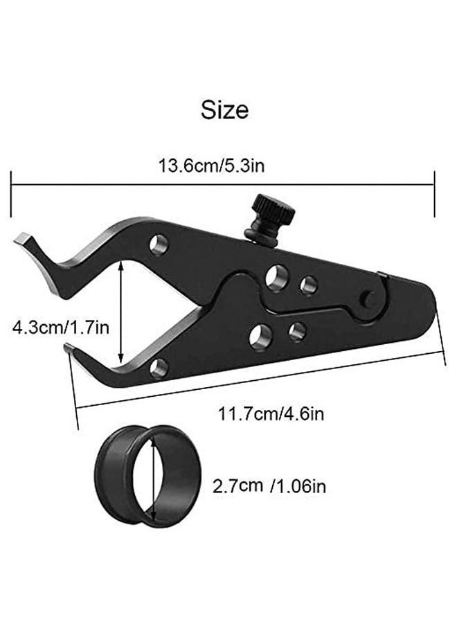 Generic Motorcycle Cruise Control, Motorcycle Throttle Lock, Universal Throttle Assist Wrist/Hand Grip Lock Clamp with Silicone Ring Protect Fits Most Any Bike Durable Lightweight Aluminum Alloy  - Image 2
