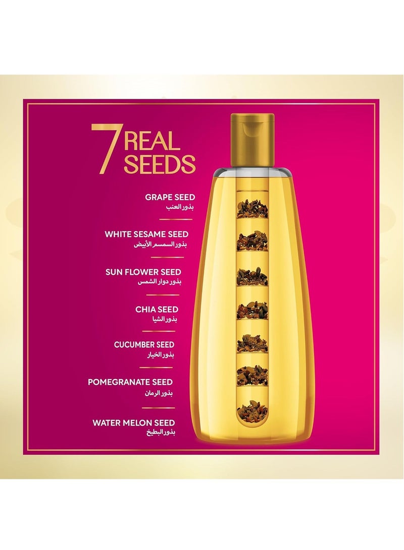 Herbsindia Castor & 7 Seeds Hair Oil With Nourish Tube 180ml - Image 5