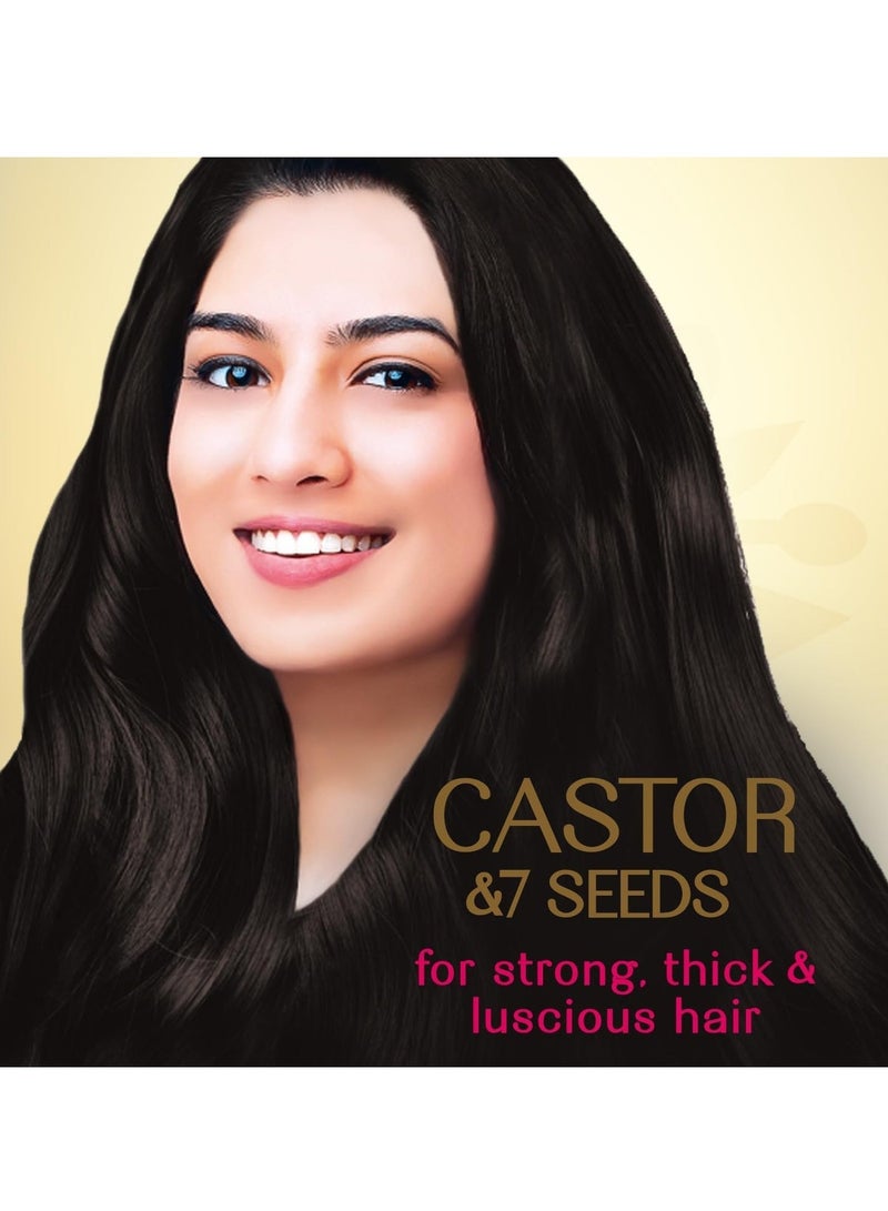 هيربس إنديا زيت شعر بتغذية الخروع وال 7 بذور مع أنبوب مغذي 180 مل - Image 5