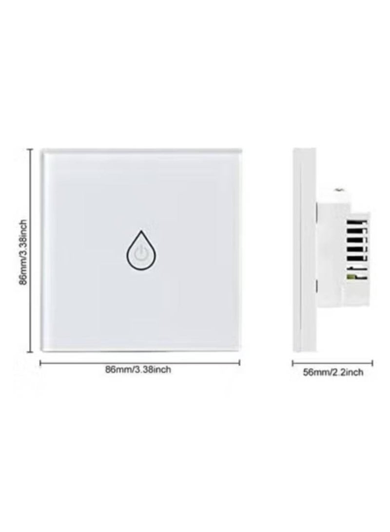 AROAQ Smart WiFi Water Heater Switch – Touch Glass Panel Compatible with Alexa & Google Assistant  - Image 4