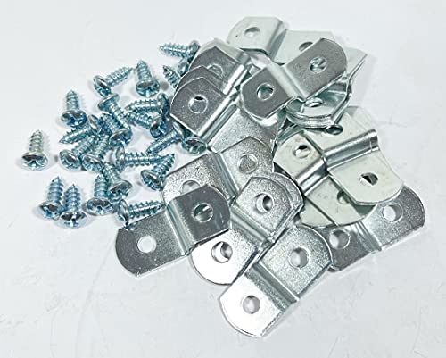 888 Corp 20 Pack 1/8" Canvas Offset Clips with Screws Pro Quality - Image 2