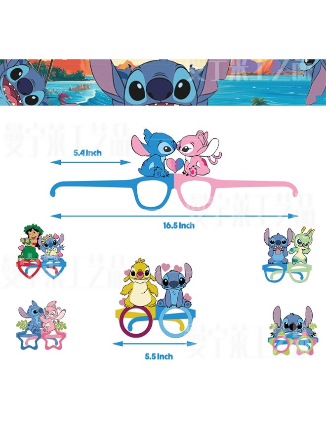 STITCH 22pcs Stitch photo props cartoon theme birthday cake inserts - Image 2