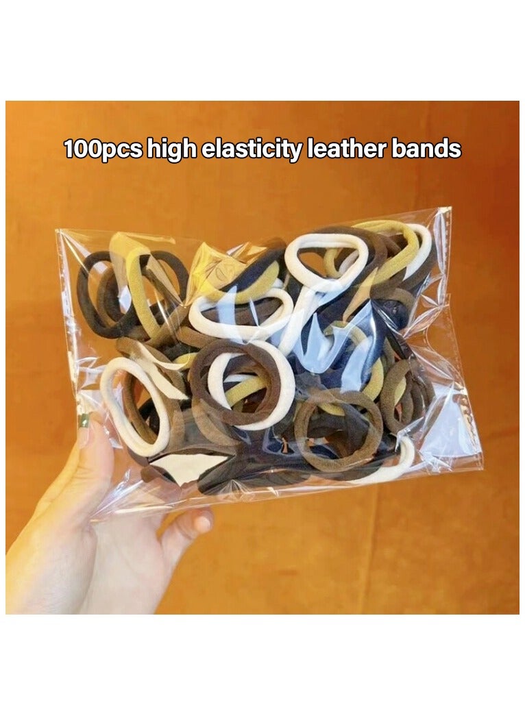 111Pcs Plush Claw Hair Clip Headband Hair Ties Set Autumn Winter Hair Accessories Set for Women