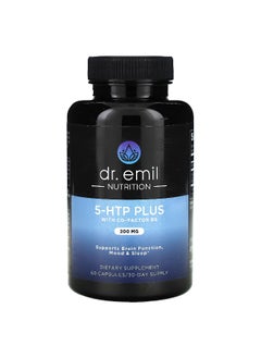 DR EMIL NUTRITION Dr. Emil Nutrition, 5-HTP Plus with Co-Factor B6, 60 Capsules  - Image 1