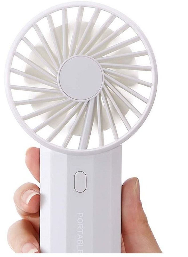 نيبمينينت تسوق  وSmall Fan with USB Rechargeable Battery Operated White أونلاين في الإمارات - Image 3