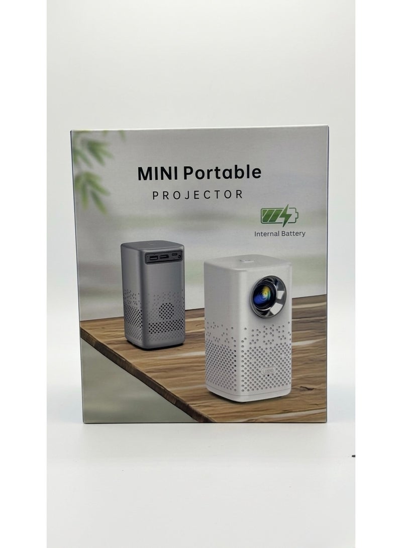 Mini Portable Smart Projector with Built-in Internal Battery, Android OS, WiFi & Bluetooth Support - Image 2