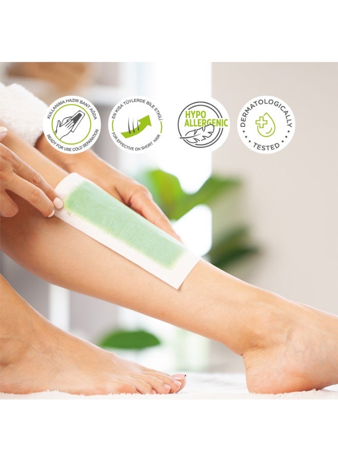 Agiss Wax Strips Kit for Sensitive Skin – 41 Pcs Cold Wax Strips Set with Face, Body & Bikini Strips + Cleaning Wipes – Long-Lasting Hair Removal up to 4 Weeks – Hypoallergenic & Dermatologically Tested Pack of 6 - Image 3
