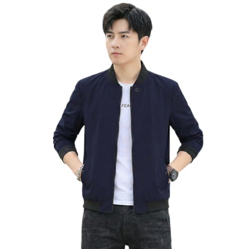Celary Men's Bomber Jacket | Fancy Collar|| Lightweight Casual Zip-Up Jacket | Stylish Slim Fit Outerwear for All Seasons - Image 1