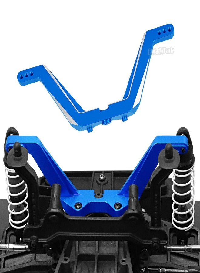 BRCatWPark Aluminum Front Shock Vertical Relocator Upgrades Part for 1/10 Drag Slash 1967/Chevrolet C10/Slash 2wd lcg,RC Front Shock Vertical Relocator Hops up,Navy Blue - Image 4