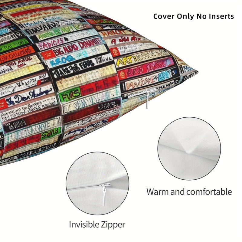 Retro Multicolor Decorative Cushion Covers 18x18 for Sofas - Image 3